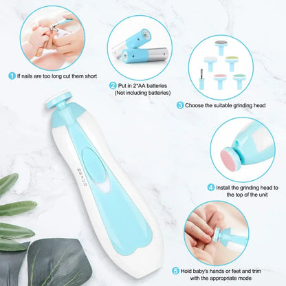 Electric Baby Nail Trimmer Set