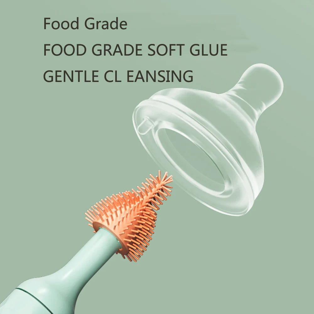 Electric Silicone Bottle Brush