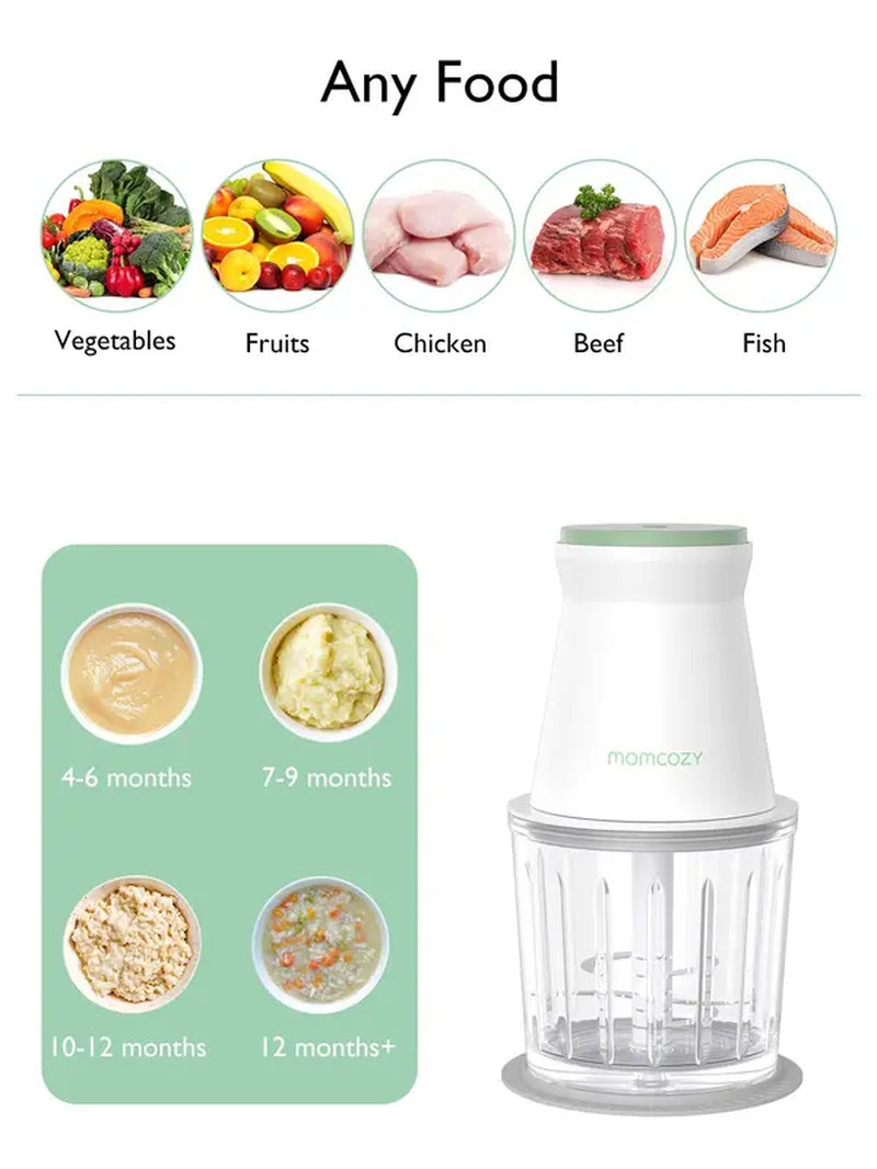 Momcozy Baby Food Maker, 300W Powerful and Efficient Mixing, Makes Mixing Faster and Even, Suitable for Making Baby Food and Smoothies